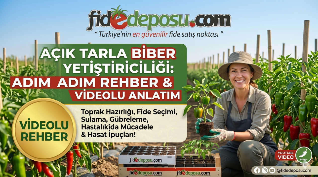 Açık Tarla ve Bahçede Biber Yetiştirme Rehberi