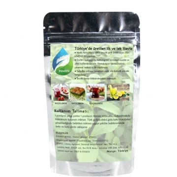 Stevia'lı Toz Tatlandırıcı - Sıfır Kalori - Diyabetik (500gr)