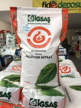 İgsaş Kalsiyum Nitrat Damlama Gübresi 25 Kg