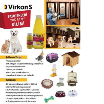 Virkon S Geniş Spektrumlu Toz Dezenfektan 250 Gram