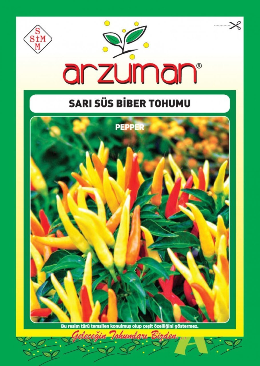 Sarı Süs Biberi Tohumu