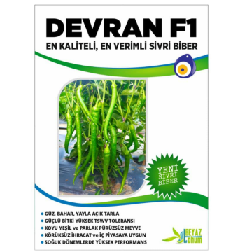 Devran F1 Sivri Biber Tohumu