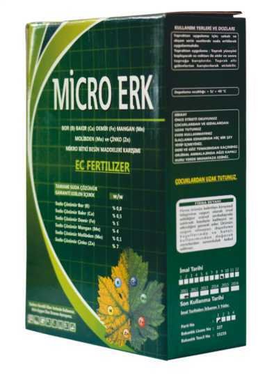 Micro Erk Mikro Besin Maddeleri Karışımı 5 Kg