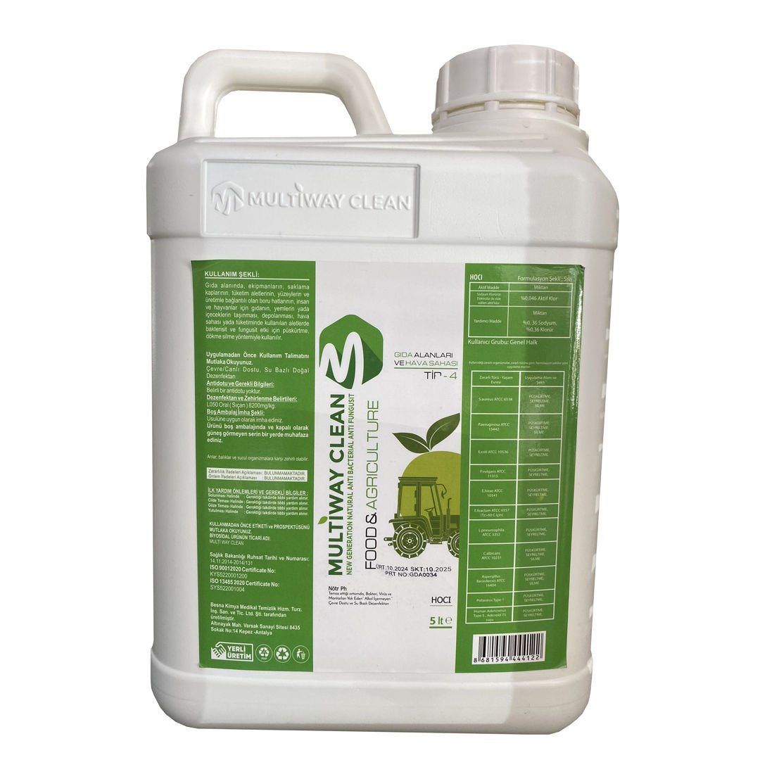 CRDB70%マウイワウイ Multıway Clean Dezenfektan 5 Litre | Fide Deposu