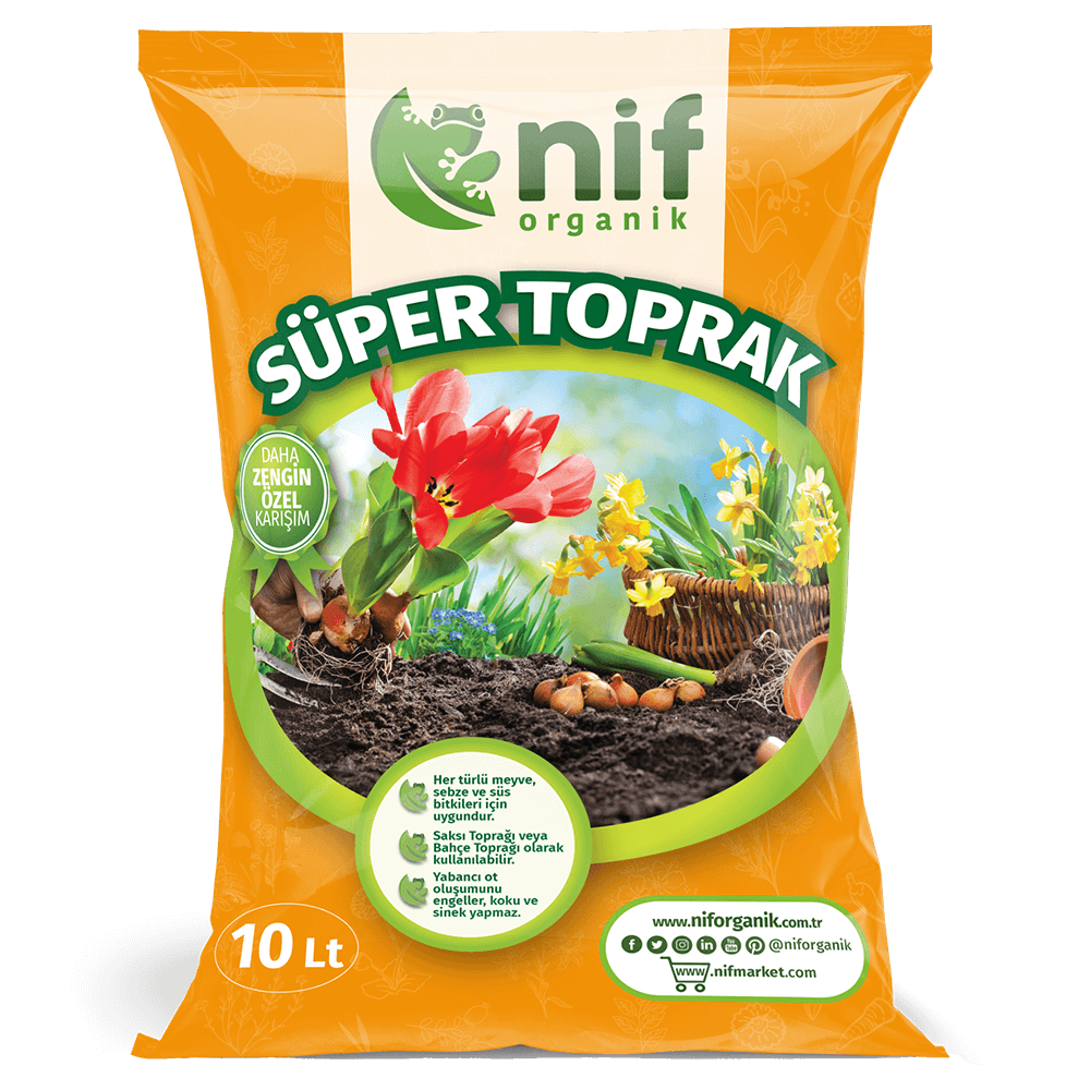 Organik Süper Toprak 10 Litre