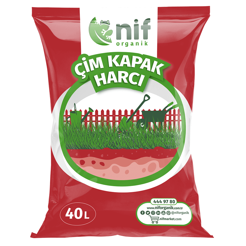 Nif Organik Çim Kapak Harcı 40 Lt