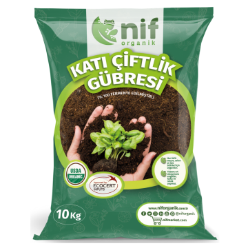 Nif Organik Katı Çiftlik Gübresi 10 Kg