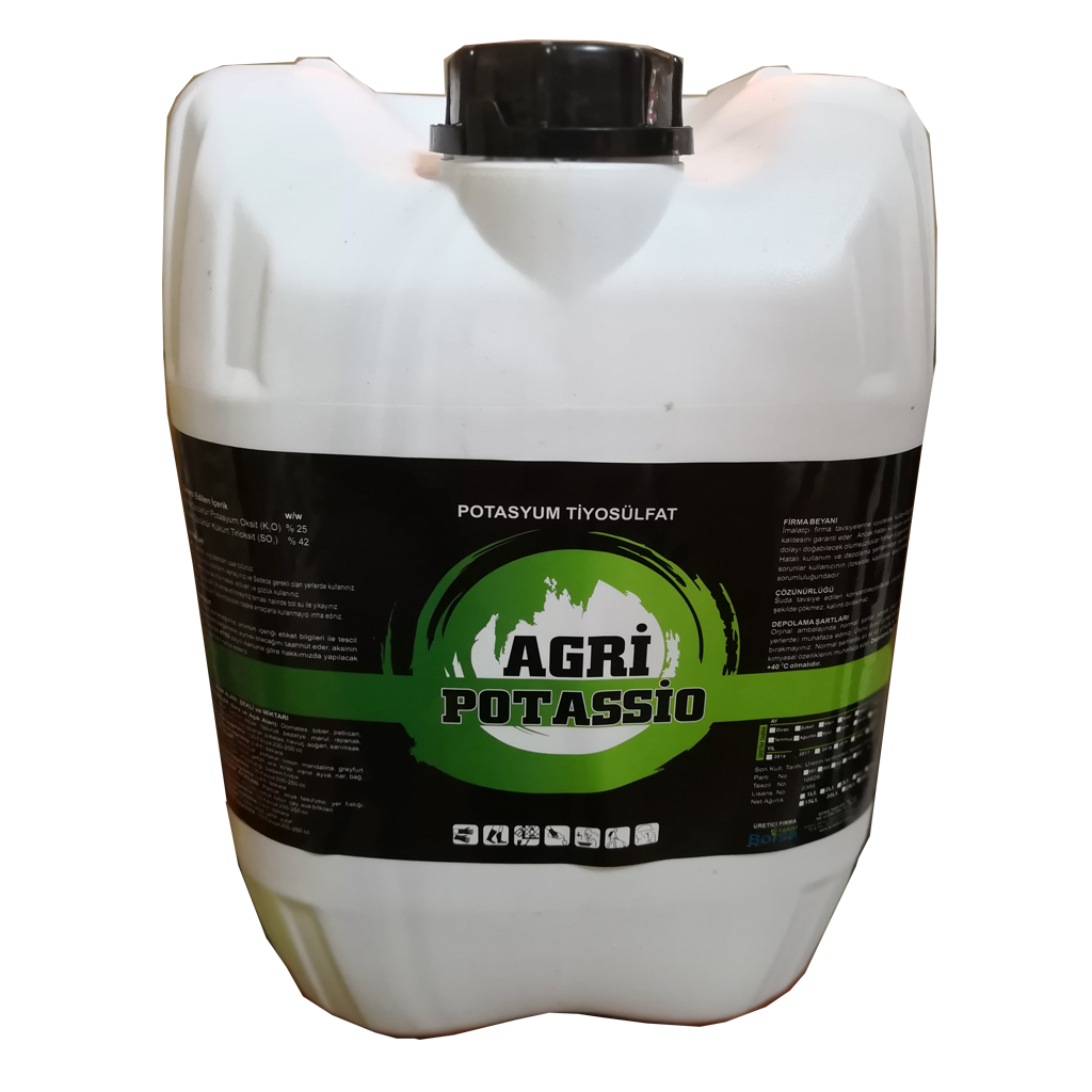 Agri-Potassio Potasyum Tiyosülfat Sıvı Gübre 20 LT