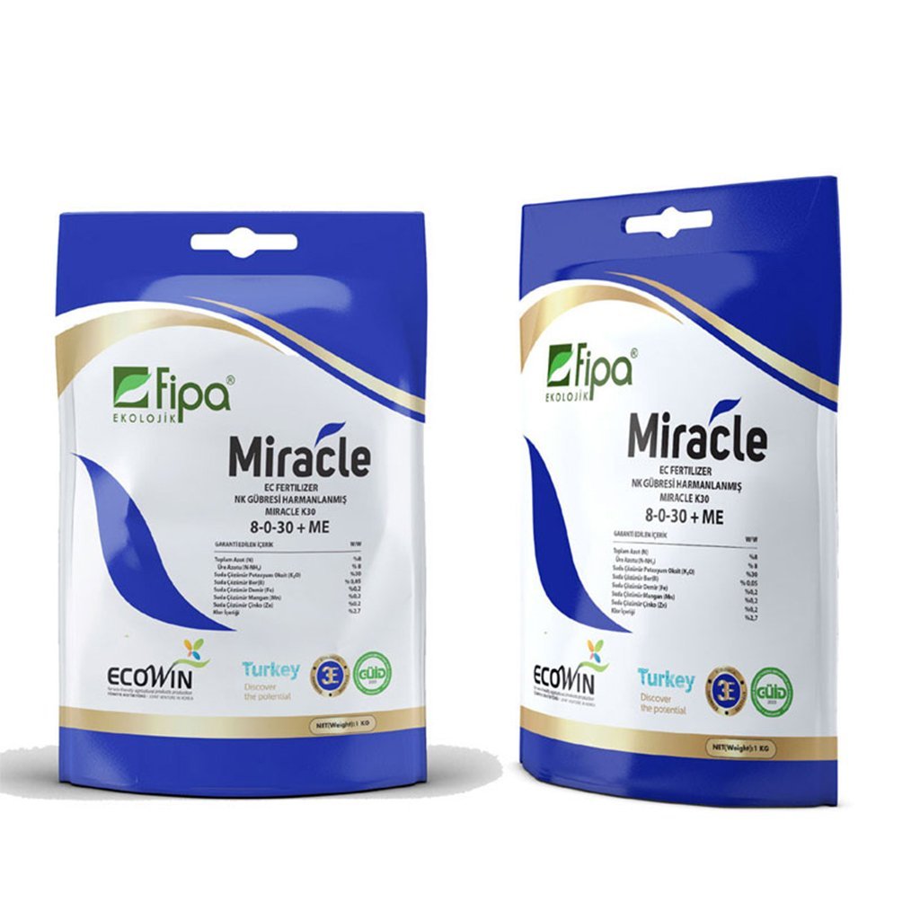 Miracle K30 Meyve Büyütücü Ve Renklendirici Gübre 1 Kg