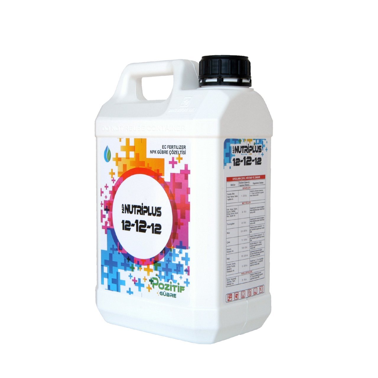 Nutriplus 12-12-12 Dengeli Sıvı Bitki Besleme 5 LT Gübre