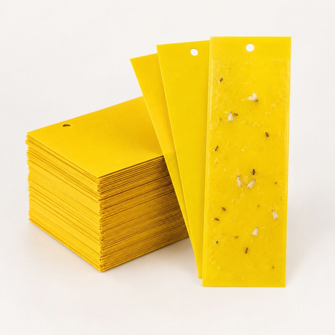 Yapışkan Sarı Kart Tuzak 10x25 cm 10 Adet