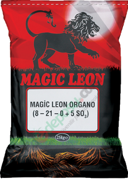 Macig Leon Organomineral 8-21-0 NPK Taban Gübresi 25 Kg